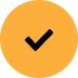 Icon showing an orange circle with a tick in