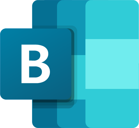 Microsoft bookings icon a blue logo with the letter B