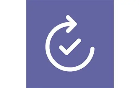 Microsoft Approvals Logo purple logo with white tick and three quarter circle around the tick